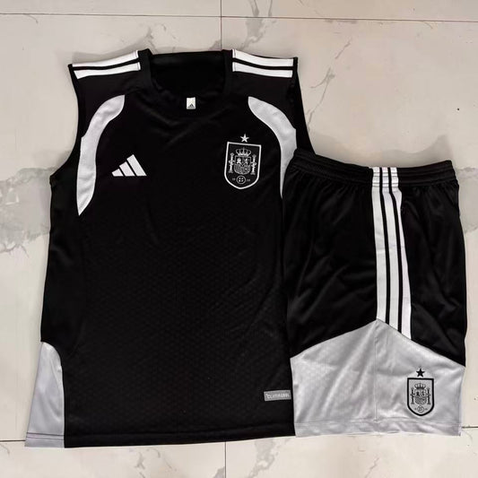Spanje 26/27 Mouwloos Set Zwart