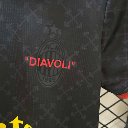 AC Milan X Off White Limited Jersey Kids Size