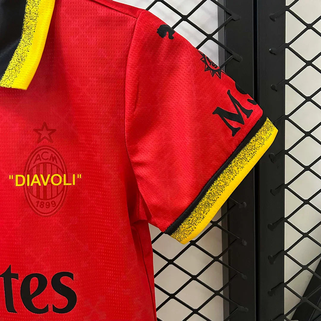 AC Milan X Off White Limited Jersey Kids Size
