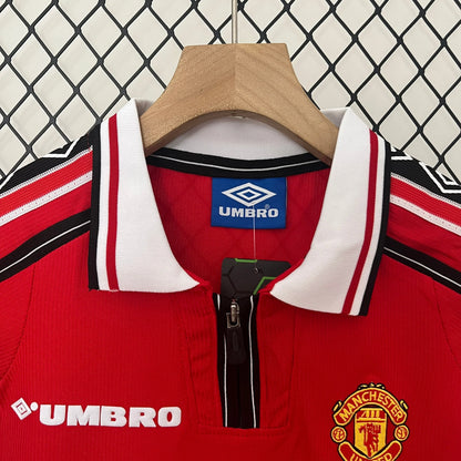 Manchester United 98/99 Home Jersey Kids Size