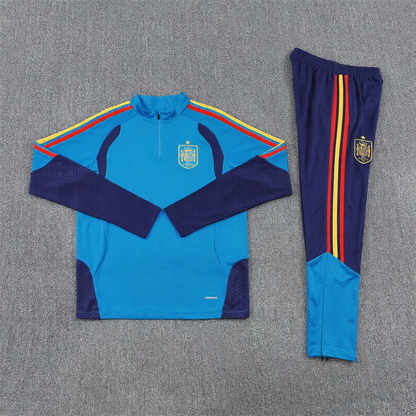 25/26 Spanje Lichtblauw Donkerblauw Trainingspak
