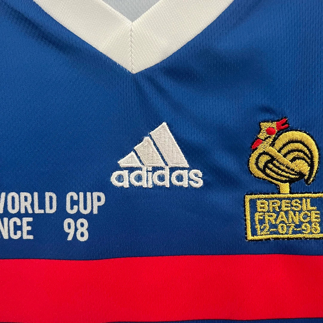 1998 Retro France Home Jersey
