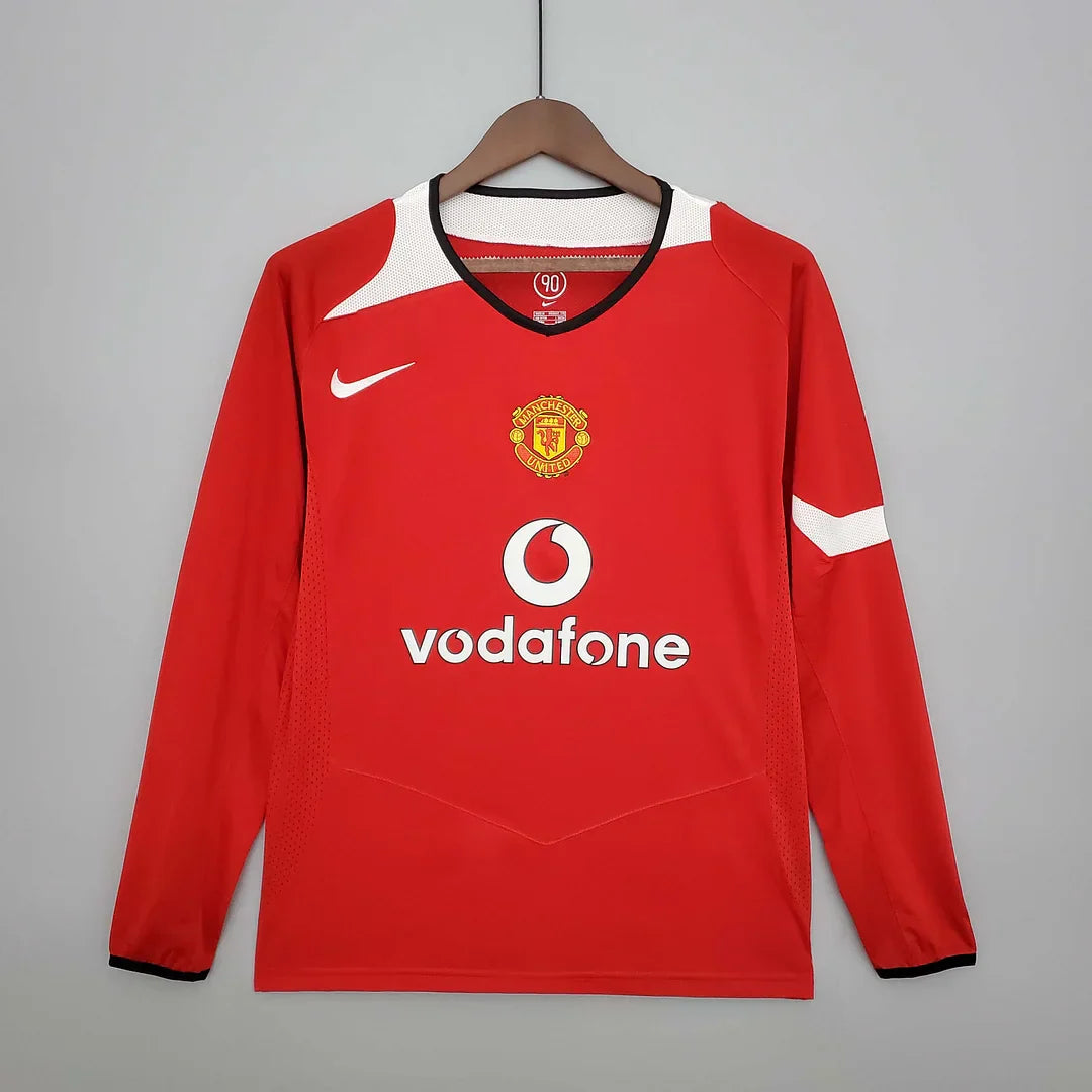 2004/2006 Retro Manchester United Home Long Sleeve