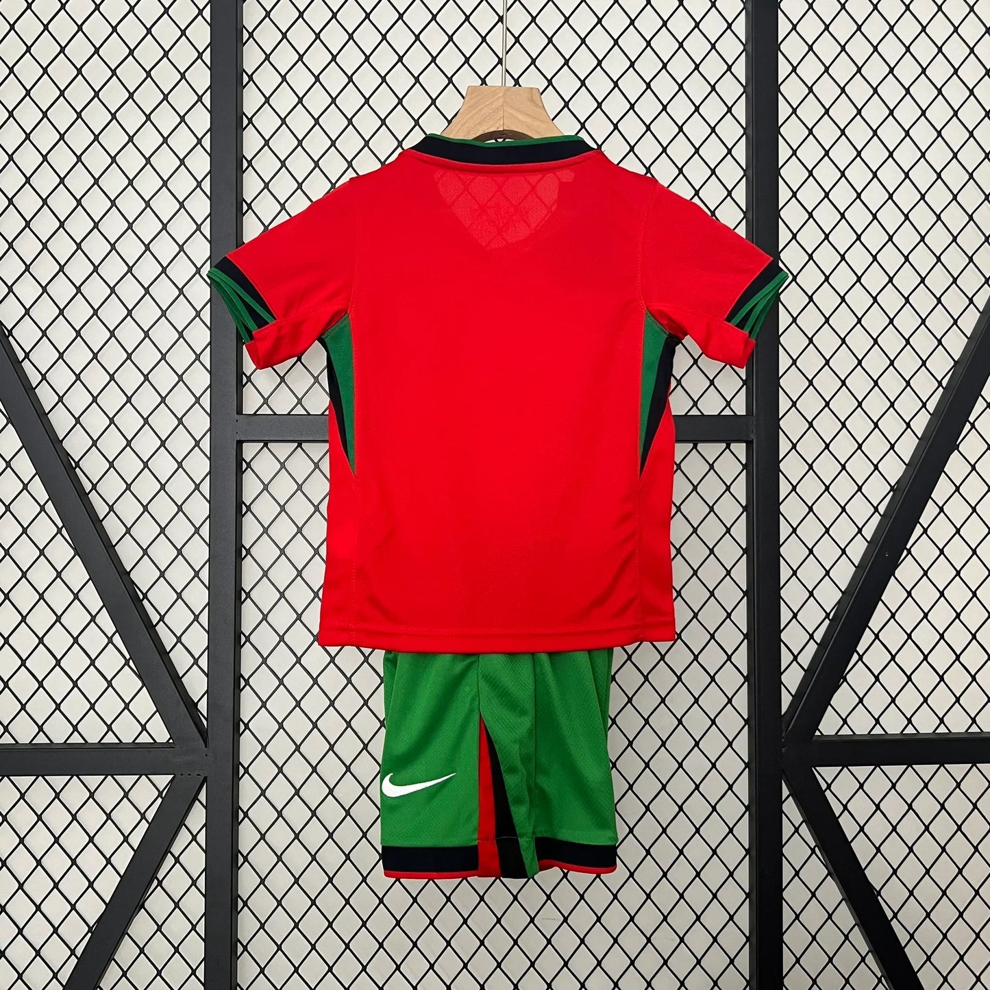 Portugal 2024 Home Jersey Kids Size