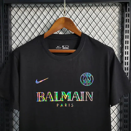 PSG Paris Saint-Germain Paris Saint-Germain "Balmain" Black Limited Jersey