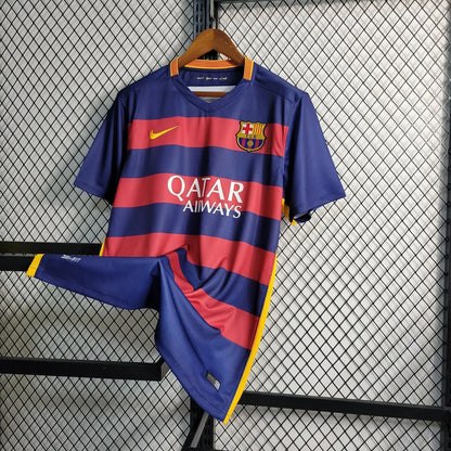2015/2016 Retro Barcelona Home Jersey