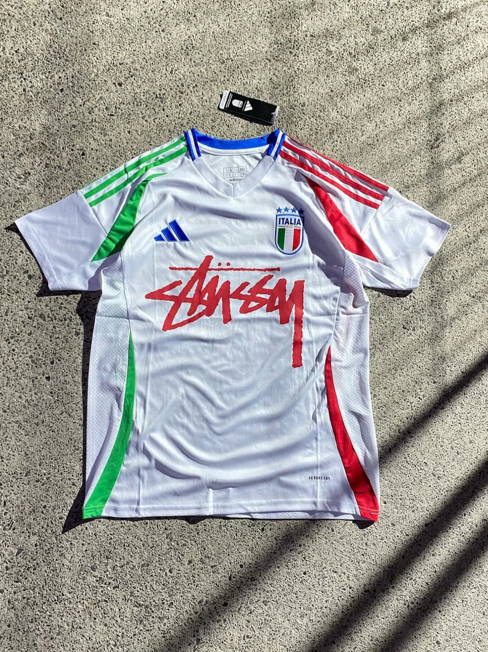St√ºssy x Italy "2024-2025" Away Jersey