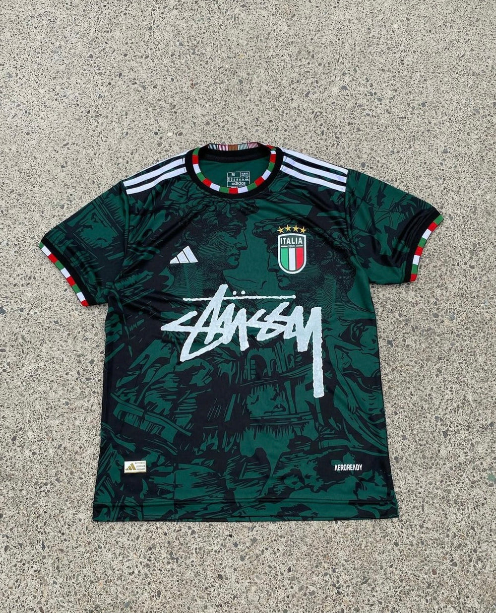 St√ºssy x Italy "Azzuro Era" Limited Jersey