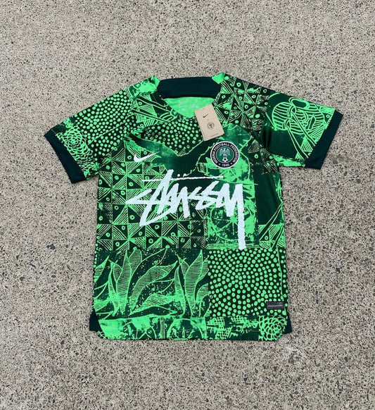 St√ºssy x Nigeria Limited Jersey