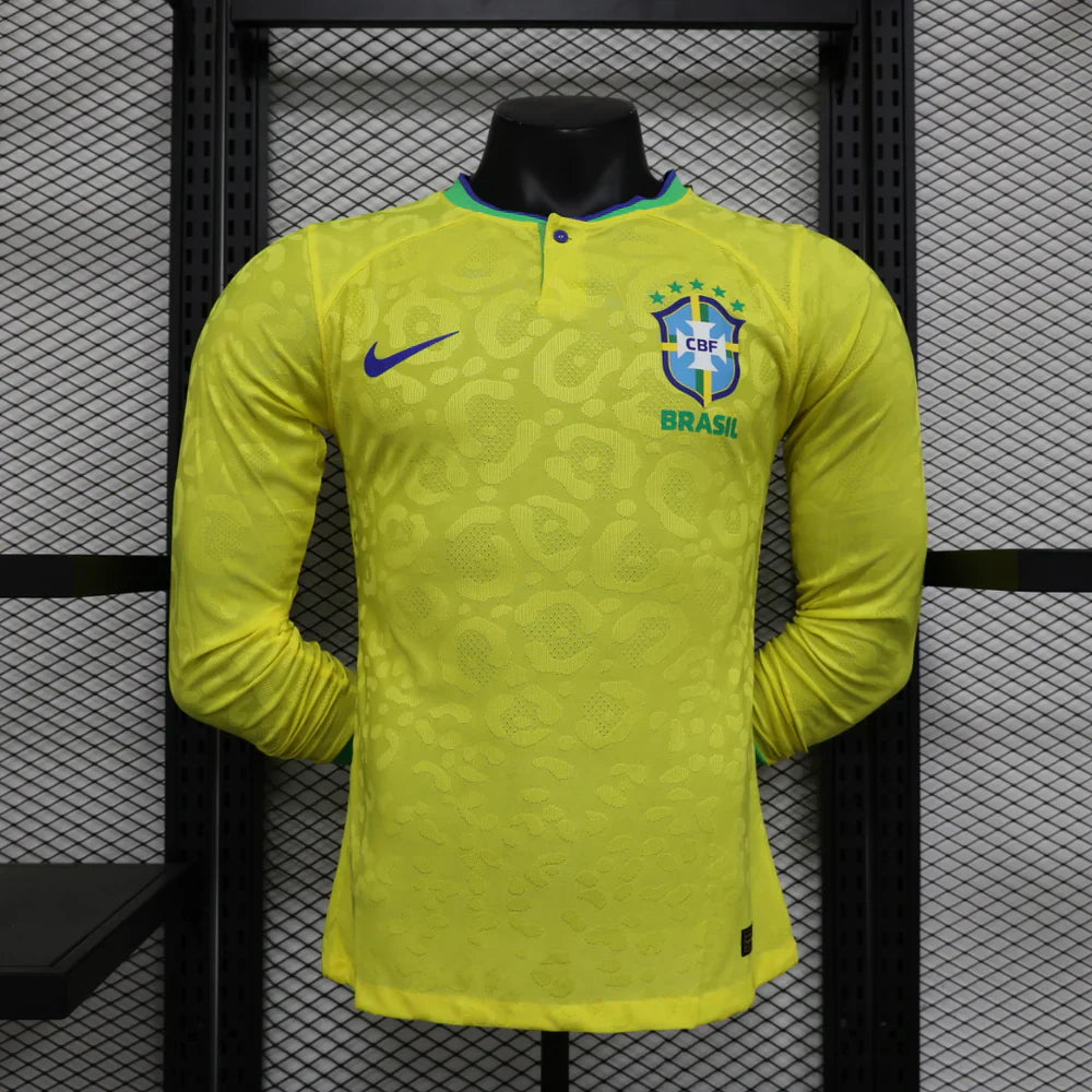 Brazil 23-24 Long Sleeve Home Kit