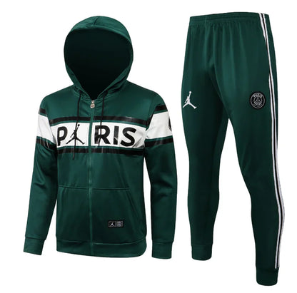 PSG Paris Saint Germain Dark Green and White