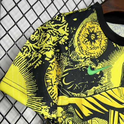 Brazil ‚ÄùJesus‚Äù Yellow Limited Jersey Kids Size