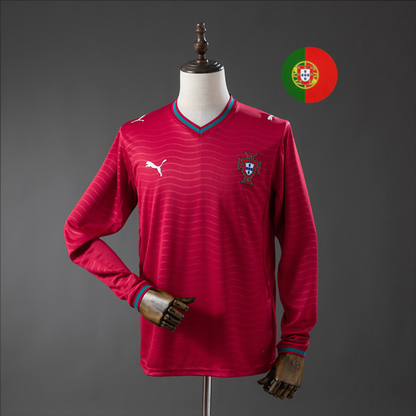 Portugal WK 2026 Thuisshirt Lange Mouwen