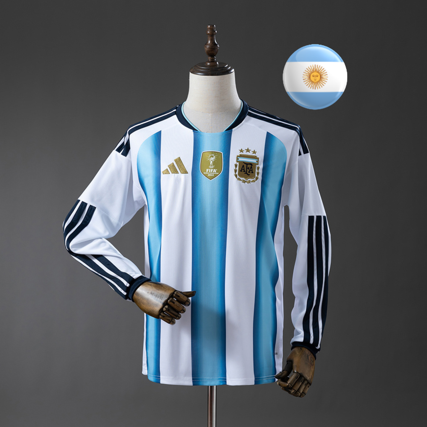 Argentinië WK 2026 Thuisshirt Lange Mouwen