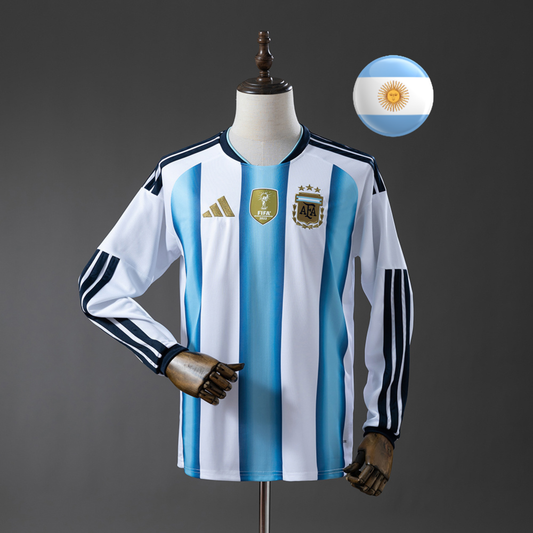 Argentinië WK 2026 Thuisshirt Lange Mouwen