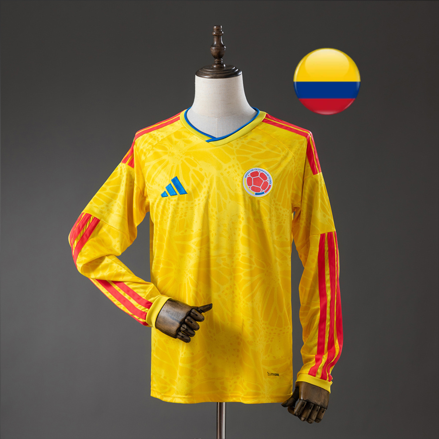Colombia WK 2026 Thuisshirt Long Sleeve
