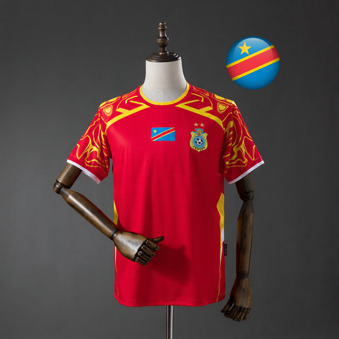 Congo 2026 Red Jersey