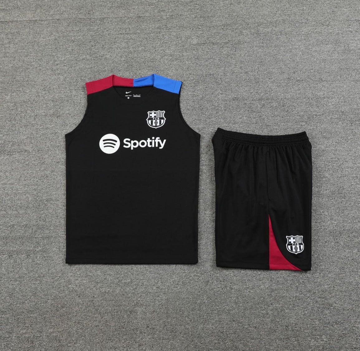 Barcelona Mouwloos Trainingssetje 24/25