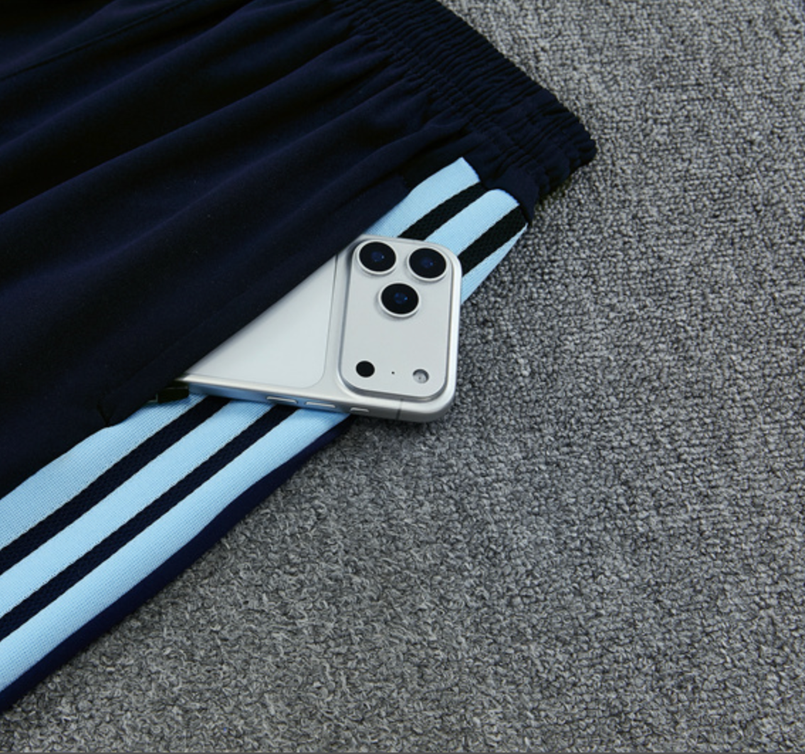 25/26 Argentinië Lichtblauw Donkerblauw Trainingspak