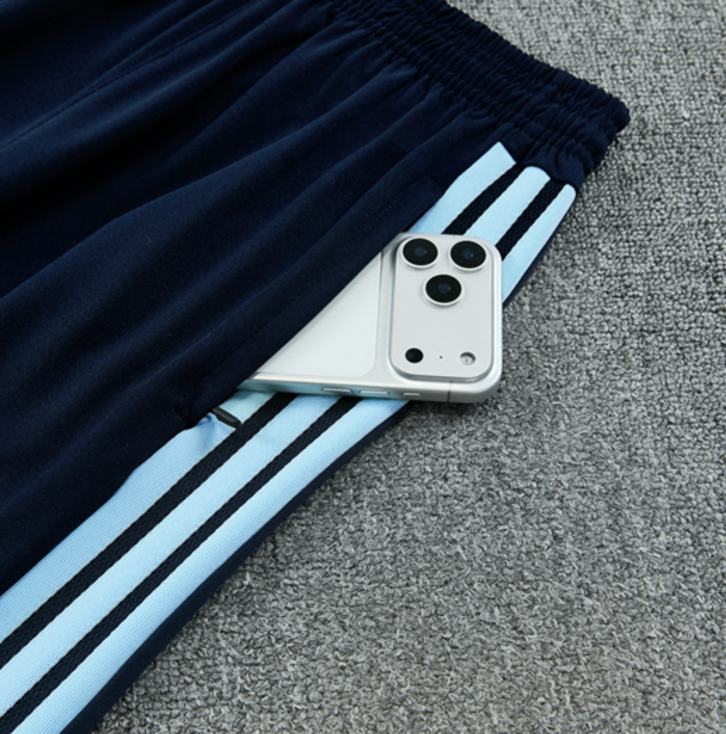 25/26 Argentinië Donkerblauw Lichtblauw Trainingspak