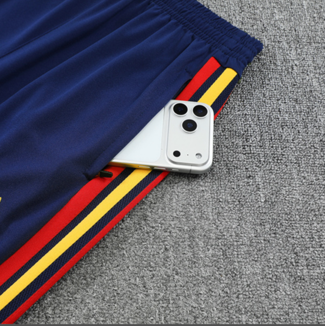 25/26 Spanje Donkerblauw Lichtblauw Trainingspak