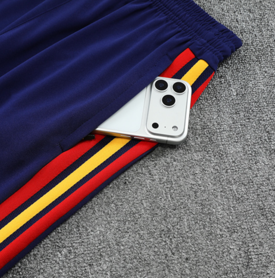 25/26 Spanje Lichtblauw Donkerblauw Trainingspak