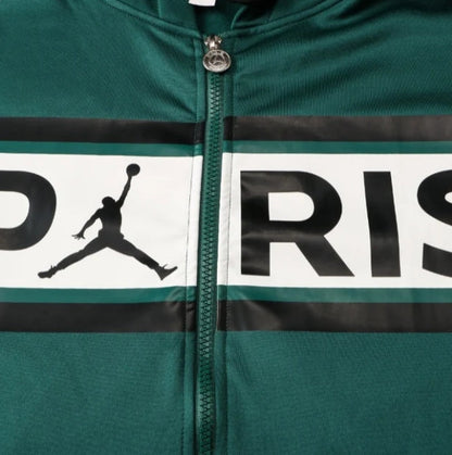 PSG Paris Saint Germain Dark Green and White