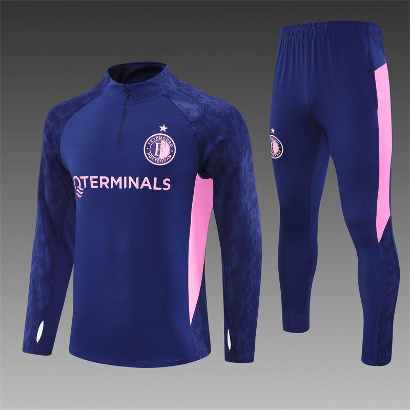 Feyenoord Trainingspak Blauw Roze 25/26
