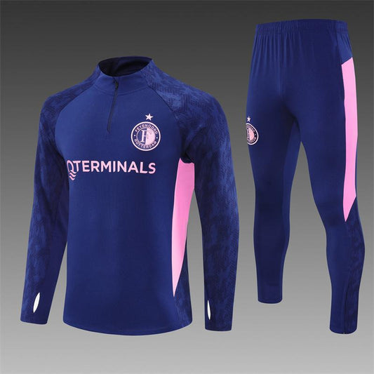 Feyenoord Trainingspak Blauw Roze 25/26