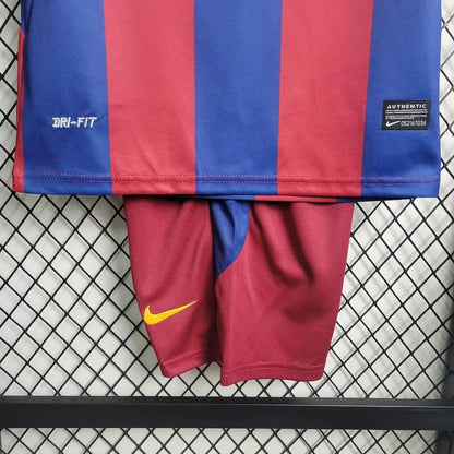 2010/2011 Retro Barcelona Home Kids Size