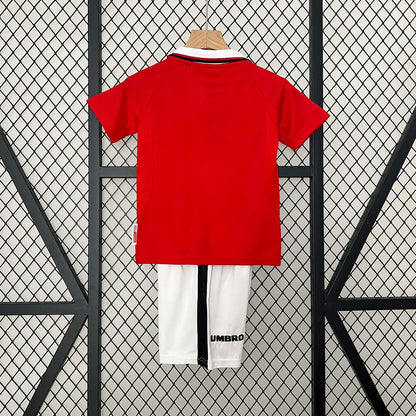 1999/2000 Retro Manchester United European Home Kids Size
