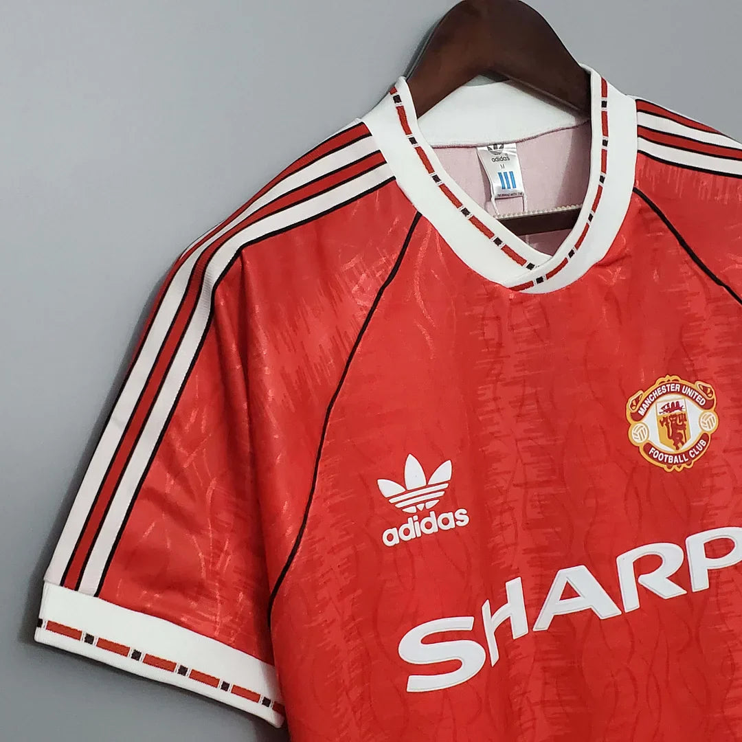 1990/1992 Retro Manchester United Home Jersey
