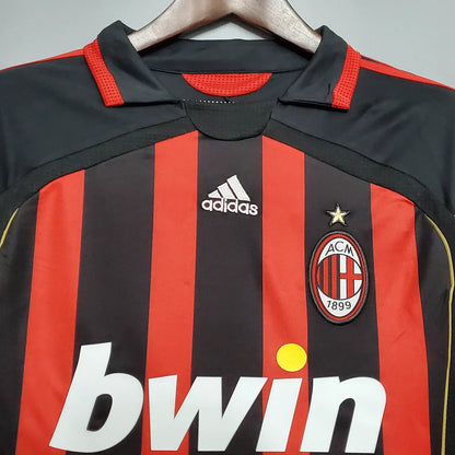 2006/2007 Retro AC Milan Home Jersey Long Sleeve