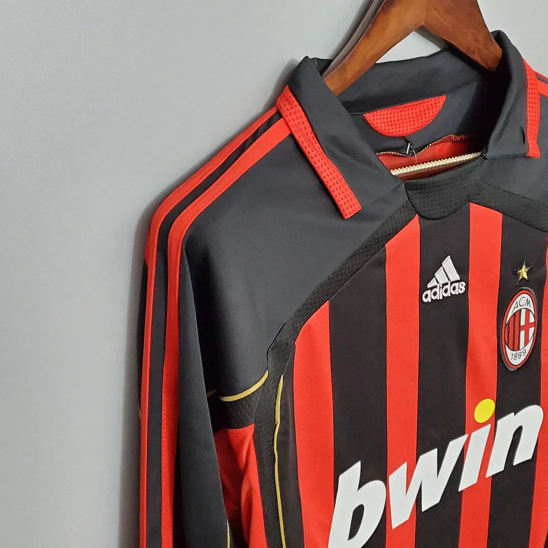 2006/2007 Retro AC Milan Home Jersey Long Sleeve