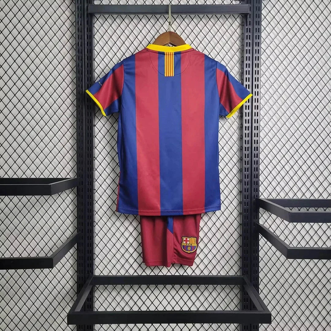 2010/2011 Retro Barcelona Home Kids Size