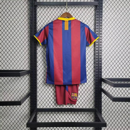 2010/2011 Retro Barcelona Home Kids Size