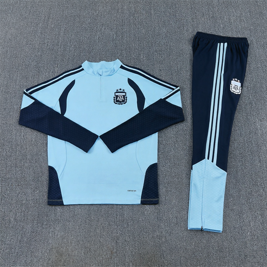 25/26 Argentinië Lichtblauw Donkerblauw Trainingspak