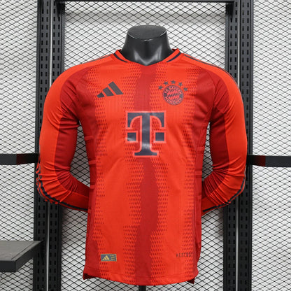 24/25 Bayern Munchen Home Kit Long Sleeve