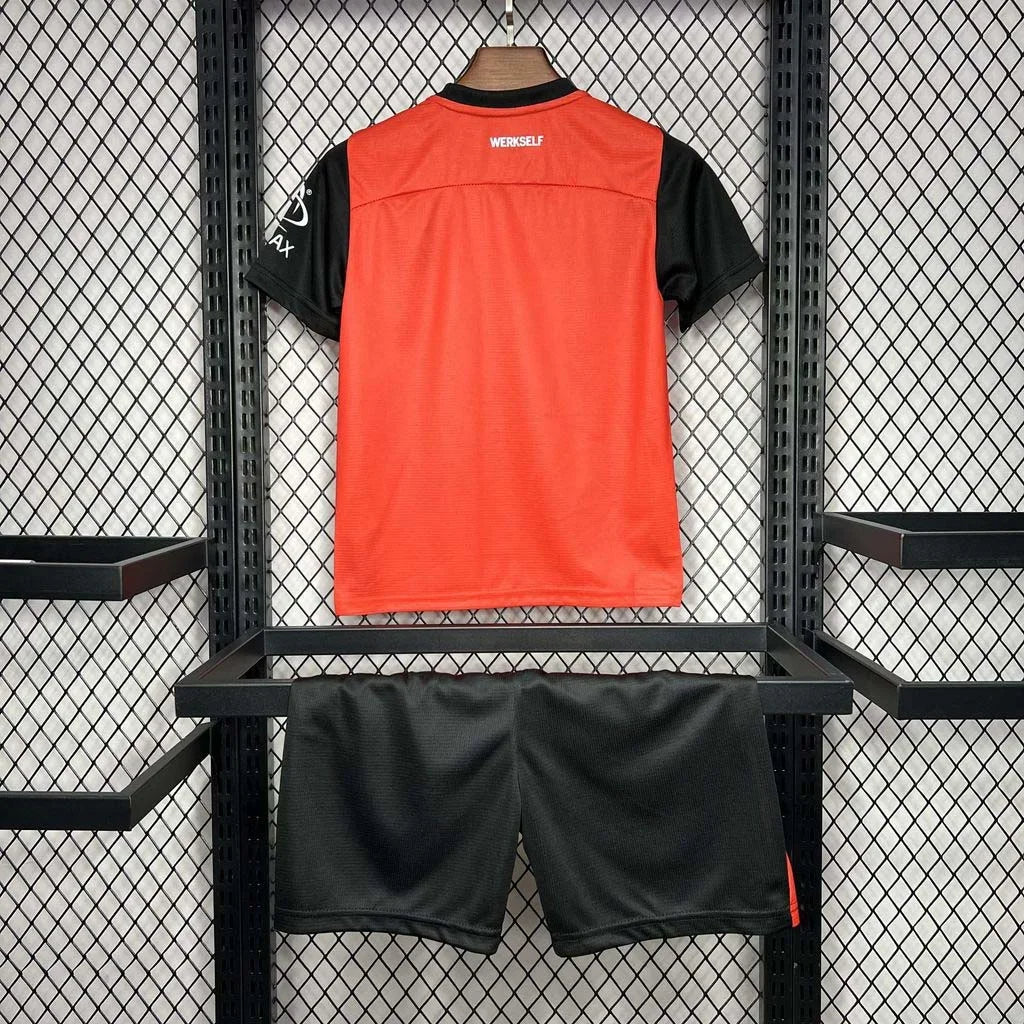 24/25 Leverkusen Home Kit Kids Size