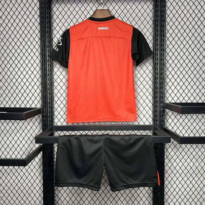 24/25 Leverkusen Home Kit Kids Size