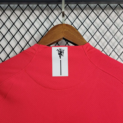 Manchester United 2007-2008 Home Kit Long Sleeve