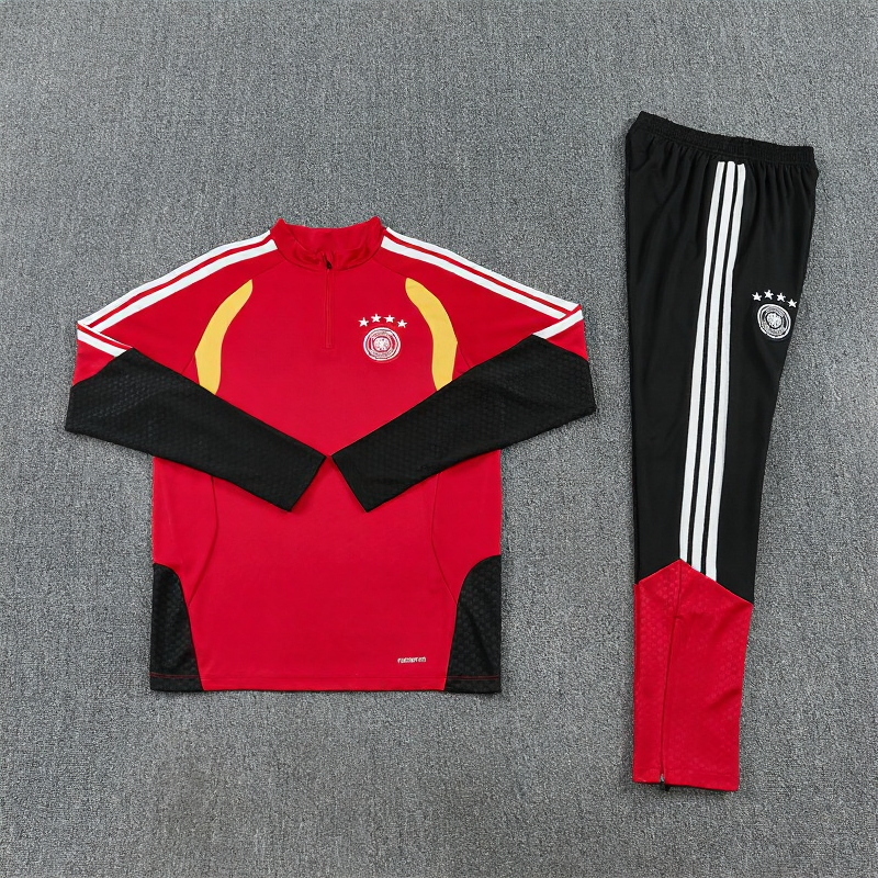 25/26 Duitsland Rood Zwart Trainingspak