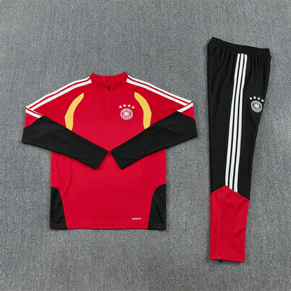 25/26 Duitsland Rood Zwart Trainingspak