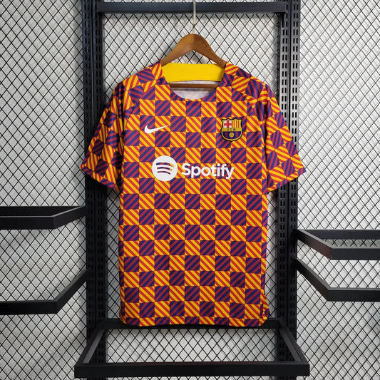 Barcelona "Striped Plaid" Limited Jersey