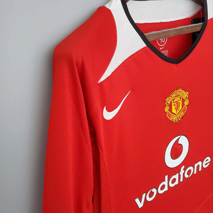 2004/2006 Retro Manchester United Home Long Sleeve