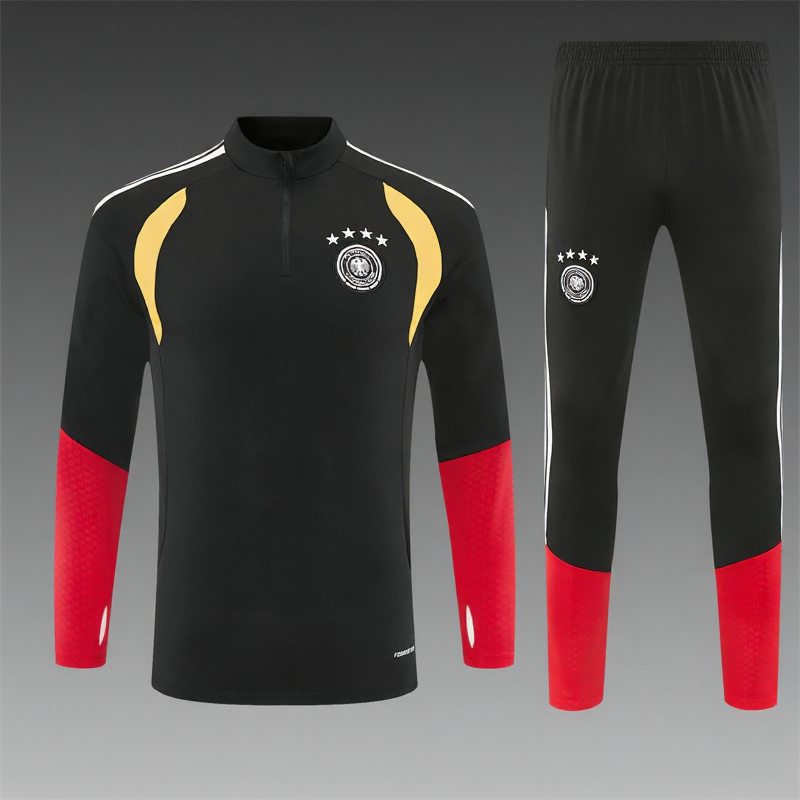 25/26 Duitsland Zwart Rood Trainingspak