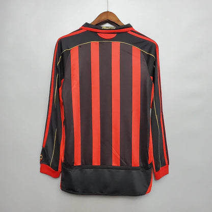 2006/2007 Retro AC Milan Home Jersey Long Sleeve