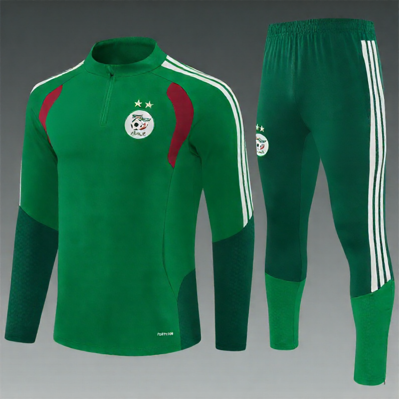 25/26 Algerije Groen Wit Trainingspak