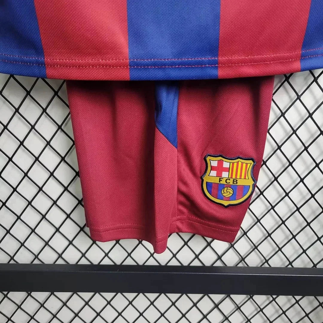 2010/2011 Retro Barcelona Home Kids Size