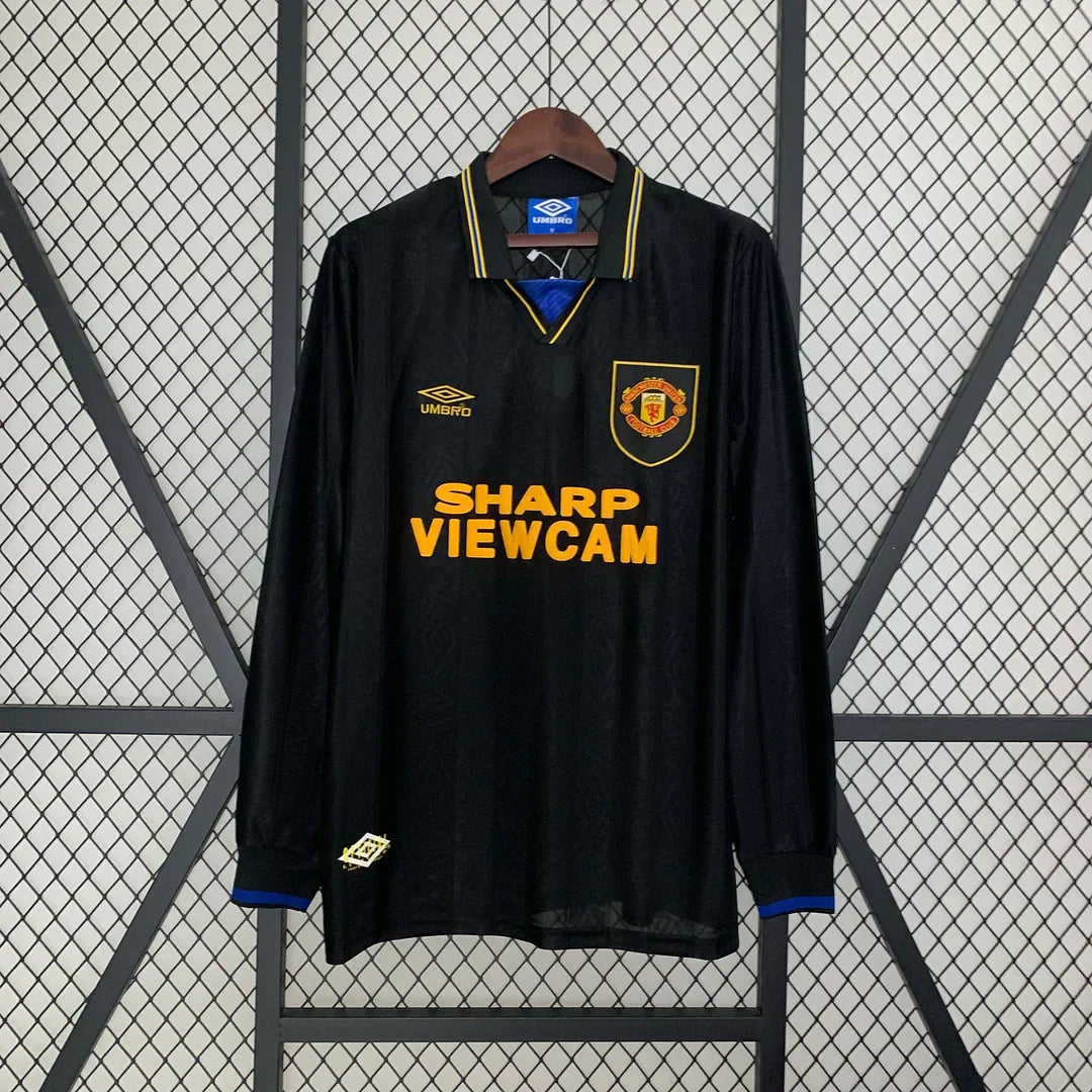 1993/1995 Retro Manchester United Away Long Sleeve
